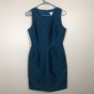 NWT J.CREW Anemone Jacquard Sleeveless Dress
